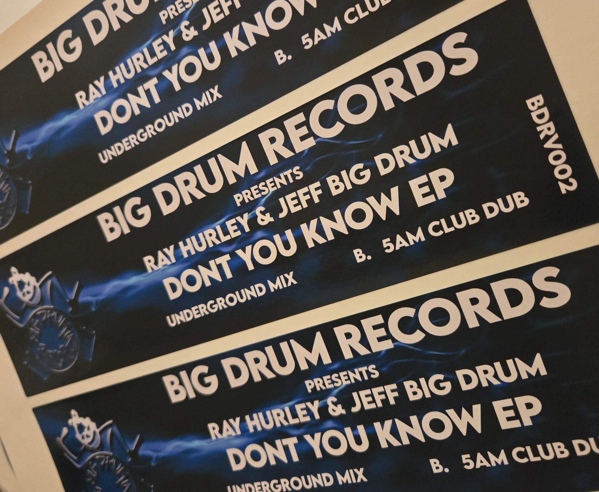 Ray Hurley & Jeff Big Drum - Don't You Know EP